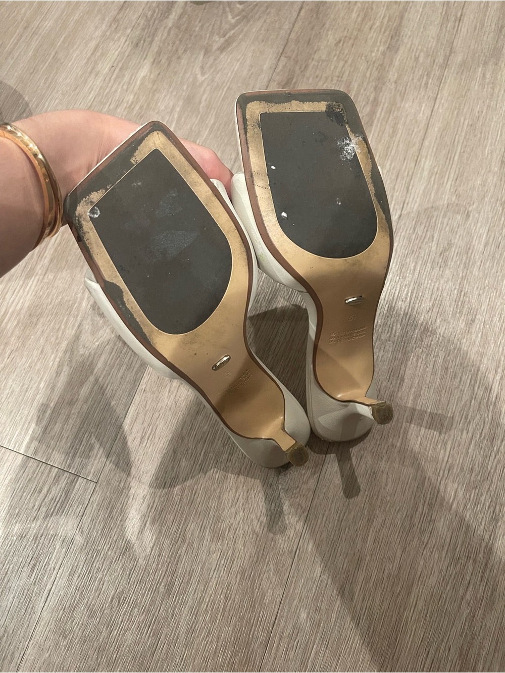 Tony Bianco Alexa Dove Nappa Mule Heels โ US 5.5 - Picture 7 of 7